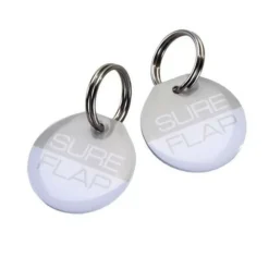 SUREFLAP - Médaillon d'identification - - lot de 2 - radiofréquence - compatible extérieur - pour chats adultes