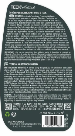 TECK'ATTITUDE - Imperméabilisant bois & teck 750 ml