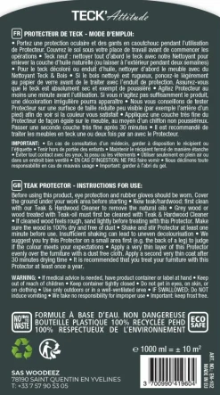 TECK'ATTITUDE - Protecteur pour teck naturel 1 l