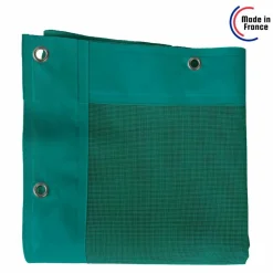 TECPLAST - Bâche brise vue micro-perforée tecplast mp460bv 4x4m - verte - garantie 5 ans