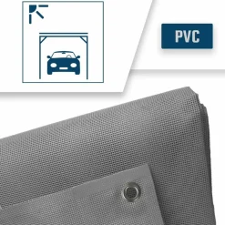 TECPLAST - Bâche carport micro-perforée tecplast mp460cp 3x5 m - grise - garantie 5 ans