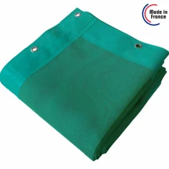 TECPLAST - Bâche micro-perforée tecplast mp460mu 4x5 m - verte - garantie 5 ans