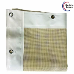 TECPLAST - Toile pergola micro-perforée tecplast mp460pr 3x6 m - ivoire - garantie 5 ans