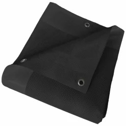 TECPLAST - Toile pergola micro-perforée tecplast mp460pr 2,5x3 m - noire - garantie 5 ans