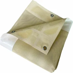 TECPLAST - Toile pergola micro-perforée tecplast mp460pr 3x5 m - ivoire - garantie 5 ans