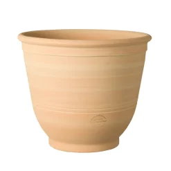 TERRABLANCA - Pot Campana en terre cuite claire Ø 20 x H. 18 cm