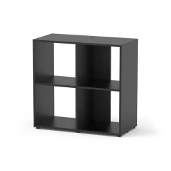 TERRATLANTIS - Meuble d'aquarium pour tortue standard noir L.75 x l.36 x H.73 cm