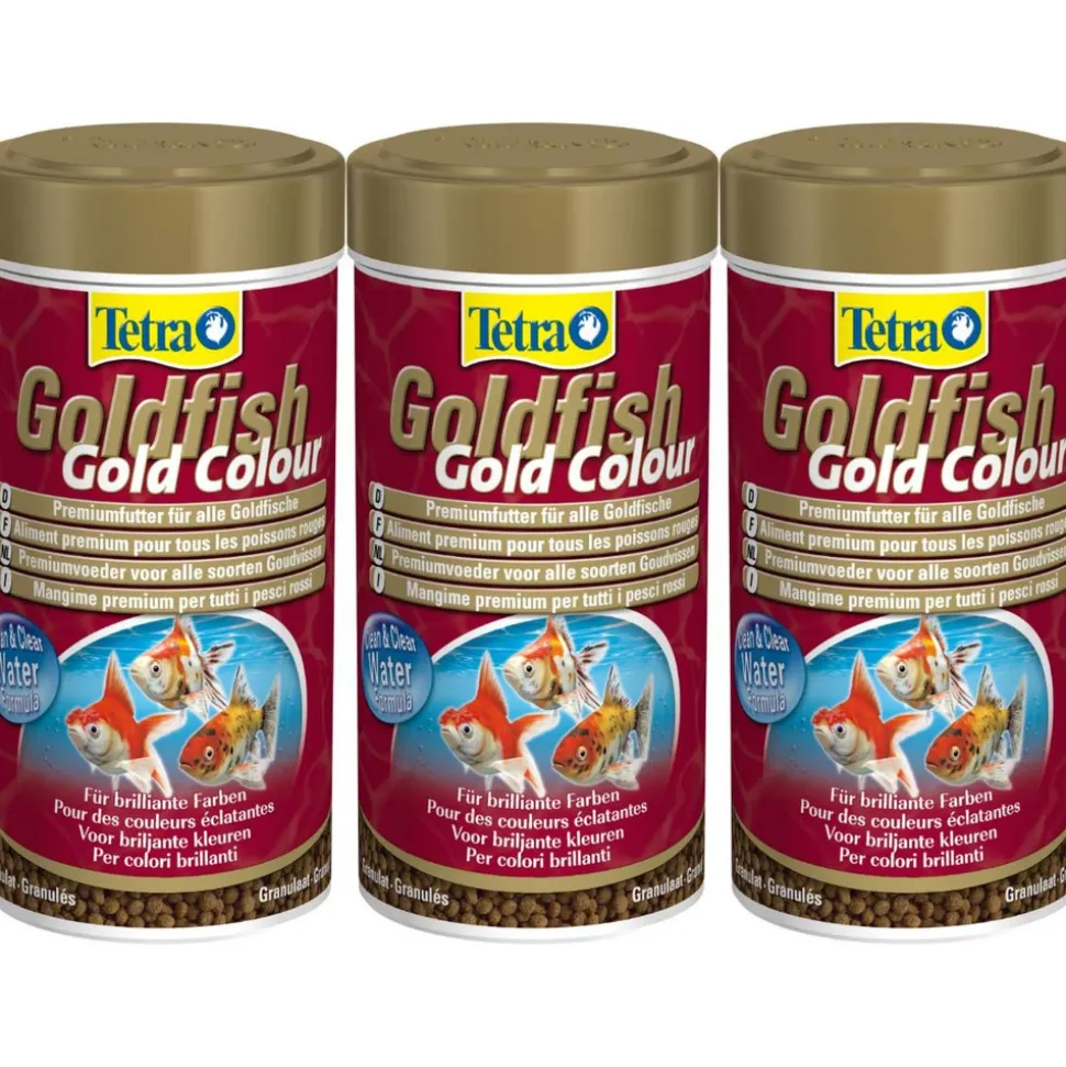 TETRA - Aliment complet goldfish gold color 250 ml (lot de 3)