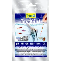 TETRA - Bandelettes Test 6 in 1 pour aquarium d'eau douce - Blister de 10