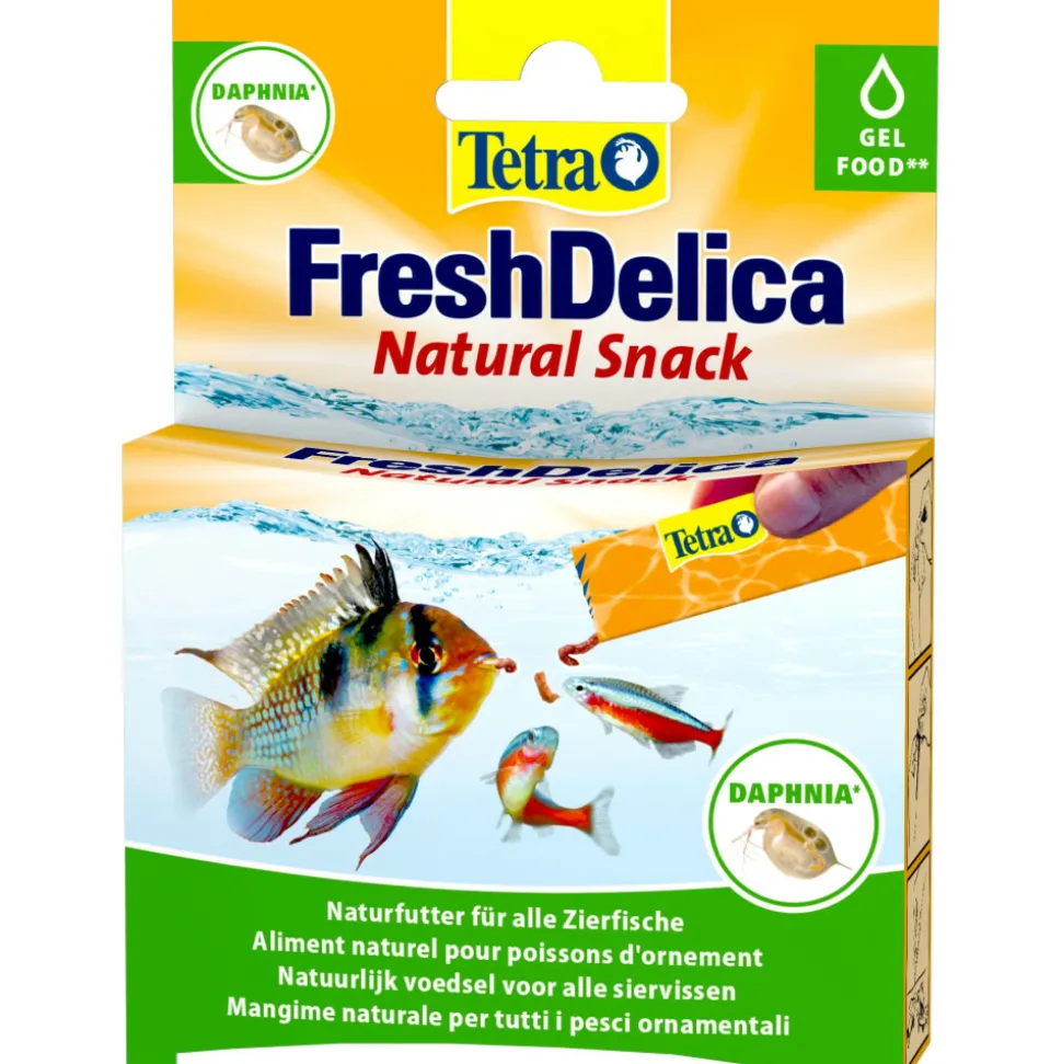 TETRA - Friandises daphnies" daphnia" en gel 16 sticks de 3 g fresh delica nourritu