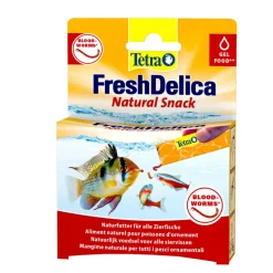 TETRA - Friandises larves de moustiques "blood-worms" en gel 16 sticks de 3 g fresh
