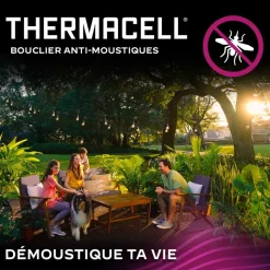 THERMACELL - Bouclier anti moustiques diffuseur noir 12 heures /nc - thermacell