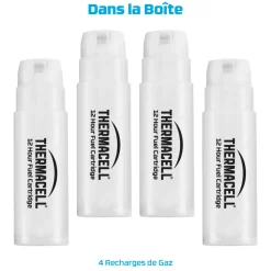 THERMACELL - Bouclier anti-moustiques recharge gaz x 4 /nc - thermacell