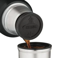 Thermos bouteille isotherme 1.2l rouge - 184803