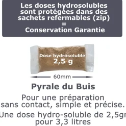 TOUT POUR LES NUISIBLES - Solubtk-pyrale du buis 150gr bacillus thuringiensis-insecticide