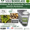 TOUT POUR LES NUISIBLES - Solu'bordelaise - 3 kg de bouillie bordelaise - mildiou de la pomme de terre - utilisable agriculture biologique - 3 sachets de 1kg