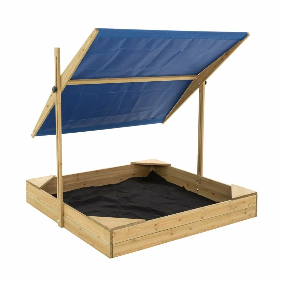 TP TOYS - Bac à sable bois fsc® avec auvent