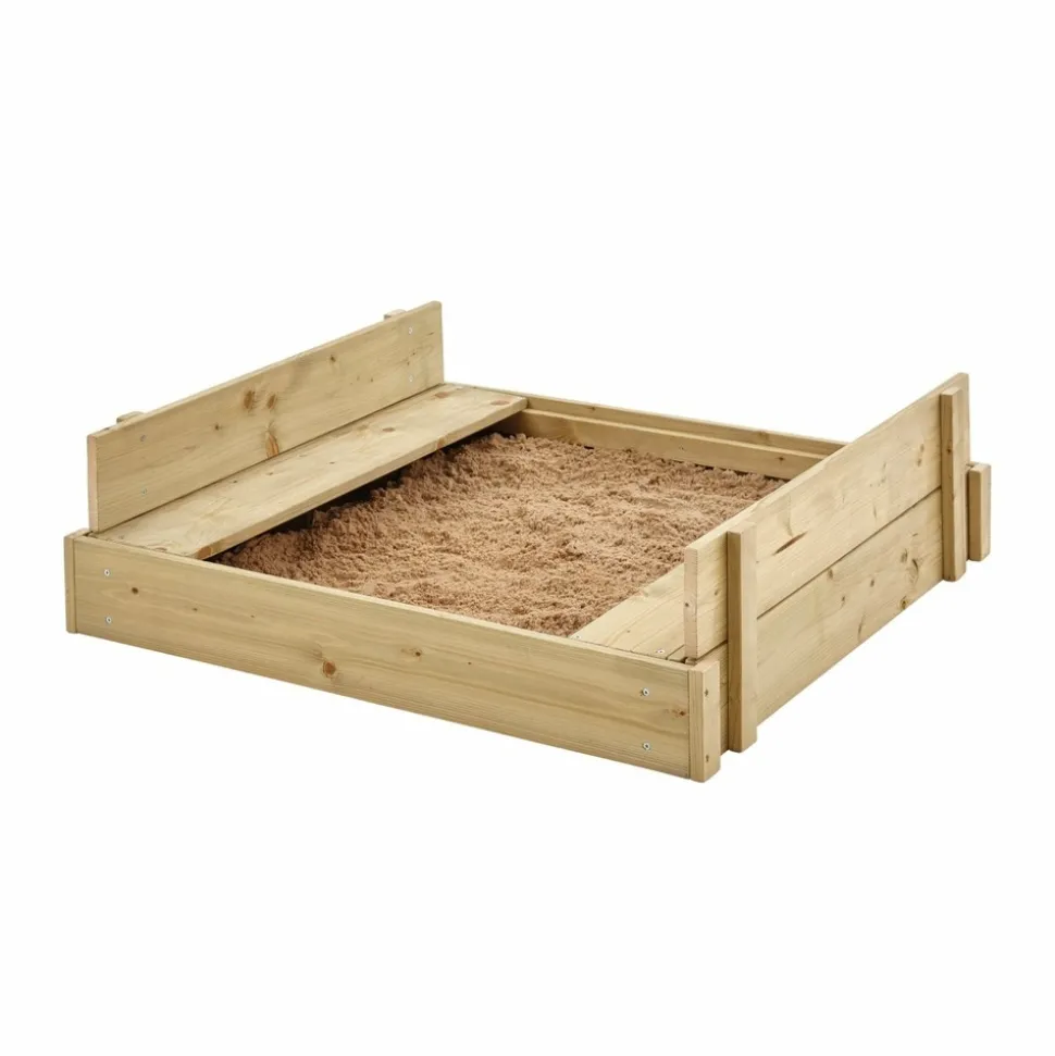 TP TOYS - Bac à sable bois fsc® avec bancs intégrés