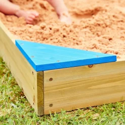 TP TOYS - Bac à sable bois fsc® avec bâche de fond et couverture de protection