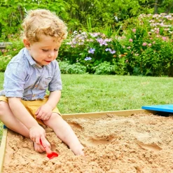 TP TOYS - Bac à sable bois fsc® avec bâche de fond et couverture de protection