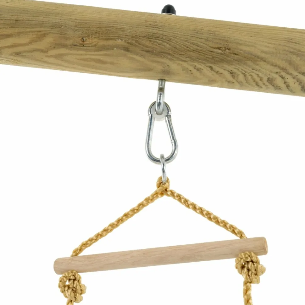TP TOYS - Échelle corde 5 barreaux bois pour portique h190-250cm