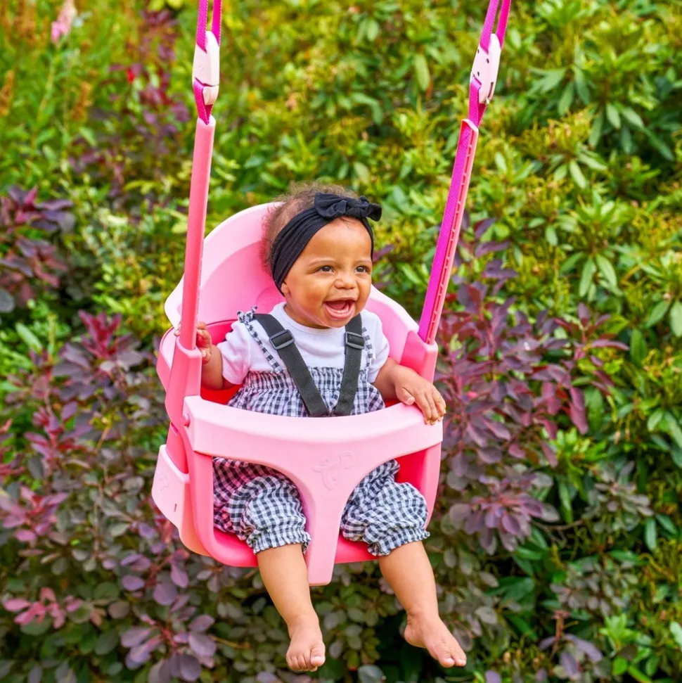 TP TOYS - Fauteuil bébé évolutif quadpod 4 en 1 rose h190-250cm