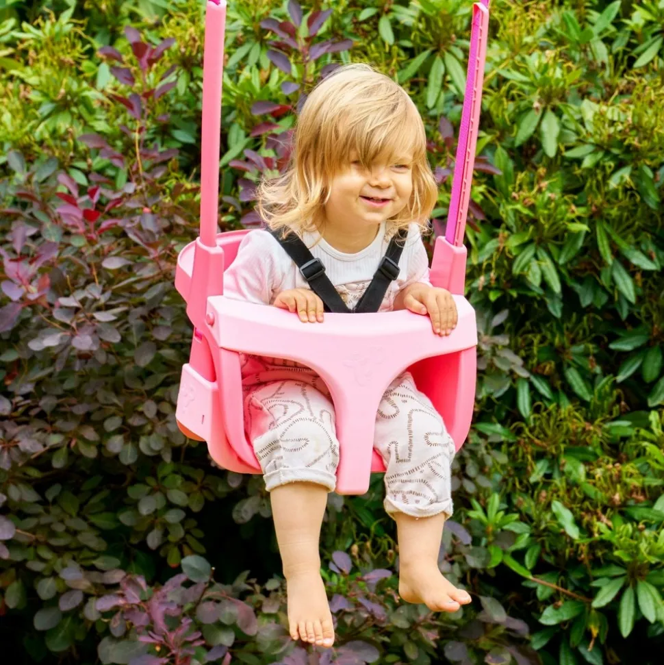 TP TOYS - Fauteuil bébé évolutif quadpod 4 en 1 rose h190-250cm