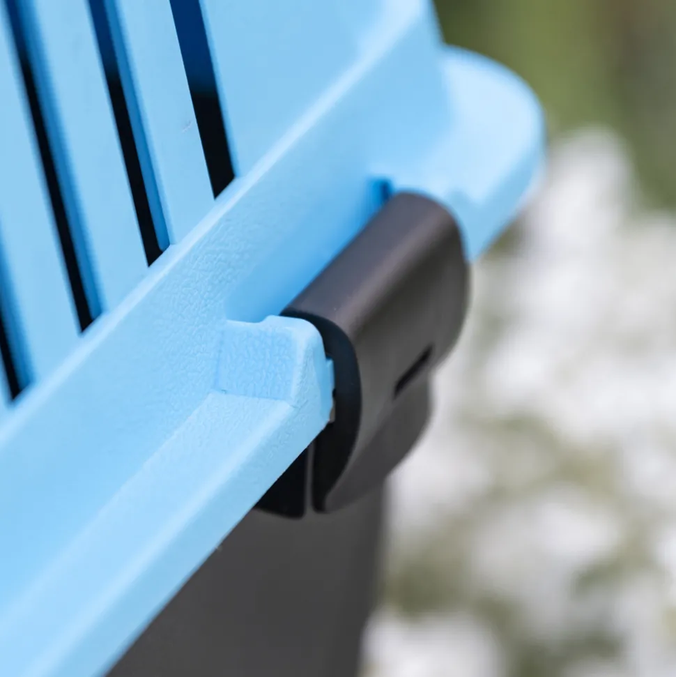 Transport rigide pour chats et chiens de petite taille atlas 10 el, porte an acier plastifié, grilles pour l'aération