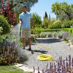 Tricoflex tuyau d'arrosage souple multicouche d25 mm x 50 m - jaune - 194271