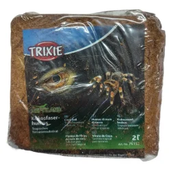 TRIXIE - 2 litres fibres de noix de coco compressé reptiles et amphibiens (un paque