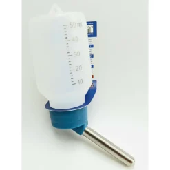 TRIXIE - Biberon en plastique 50 ml avec support métal pour hamsters ou souris color