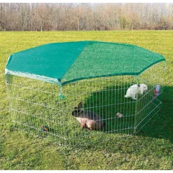 TRIXIE - Enclos extérieur avec filet de protection ø210 x 75cm rongeur