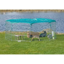 TRIXIE - Enclos extérieur avec filet de protection ø210 x 75cm rongeur