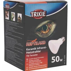 TRIXIE - Lampe céramique de chauffage infrarouge 50 w pour reptiles