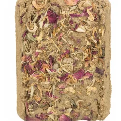 TRIXIE - Pierre d'argile aux fleurs pièce de100g pour rongeurs