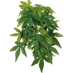 TRIXIE - Plante tissu à suspendre 30 cm, avec ventouse, abutilon, pour reptile ou am