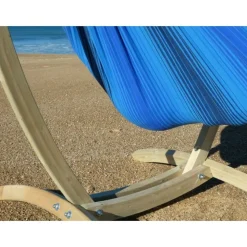 TROPICAL INFLUENCES - Hamac chaise azur xxl + support paquito