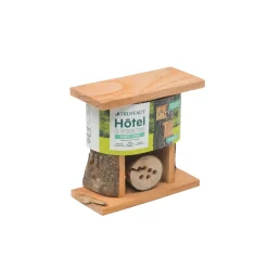 TRUFFAUT - Abri double à abeilles, en bois Douglas L.16 x P.7,5 x H.15 cm