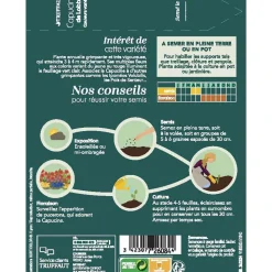 TRUFFAUT - Capucine Grimpante De Lobb Variée : en Sachet