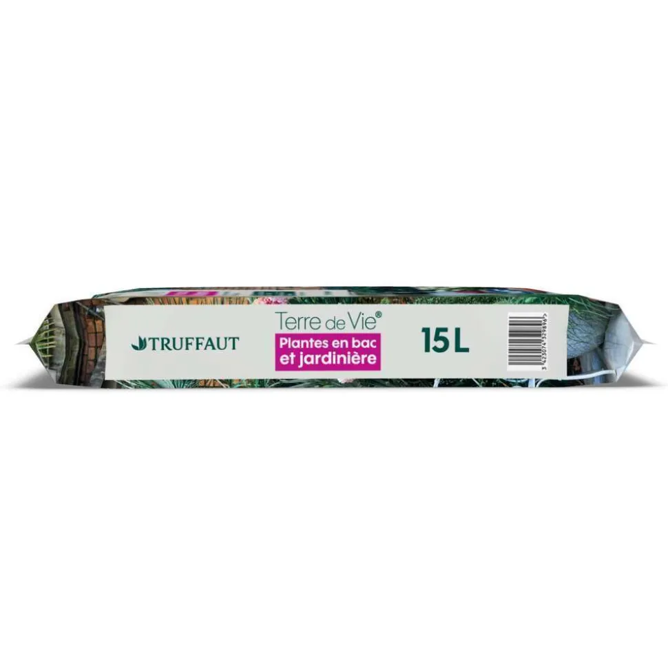 TRUFFAUT - Terreau 'Terre de Vie®' pour plantes en bacs et jardinières- 15 litres