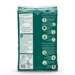 TRUFFAUT - Terreau 'Terre de Vie®' pour plantes en bacs et jardinières - 5 litres