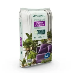 TRUFFAUT - Terreau 'Terre de Vie®' pour plantes d'intérieur - sac de 5 litres