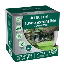 TRUFFAUT - Tuyau d'arrosage extensible 30m