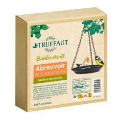 TRUFFAUT BIODIVERSITÉ - Abreuvoir à suspendre pour oiseaux du jardin H. 34.0 D. 17.5 cm