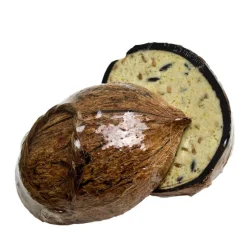 TRUFFAUT BIODIVERSITÉ - Boule de graisse noix de coco pour oiseaux du jardin - 200 g