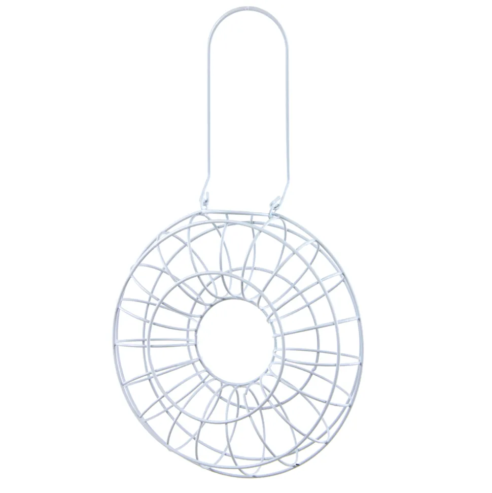 TRUFFAUT BIODIVERSITÉ - Distributeur de boules de graisse Slow en métal pour oiseaux