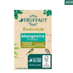 TRUFFAUT BIODIVERSITÉ - Mangeoire Pollen pour oiseaux du jardin