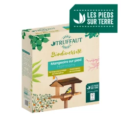 TRUFFAUT BIODIVERSITÉ - Mangeoire sur pied Harmony pour oiseaux de hauteur 116 cm