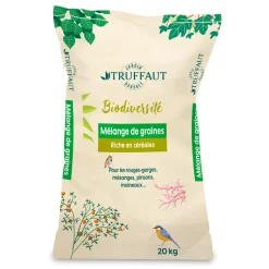 TRUFFAUT BIODIVERSITÉ - Mélange de graines pour oiseaux du jardin - 20 kg
