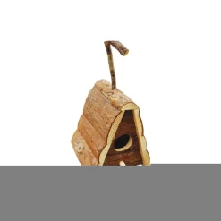 TRUFFAUT BIODIVERSITÉ - Nichoir Raphia pour oiseaux du jardin - L.12 x l.12 x H.16 cm